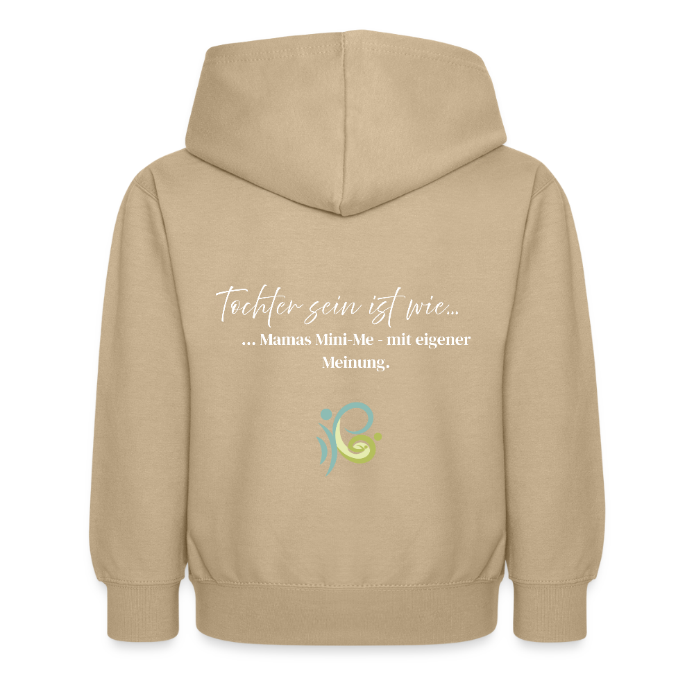 Kids Hoodie mit Spruch - sand