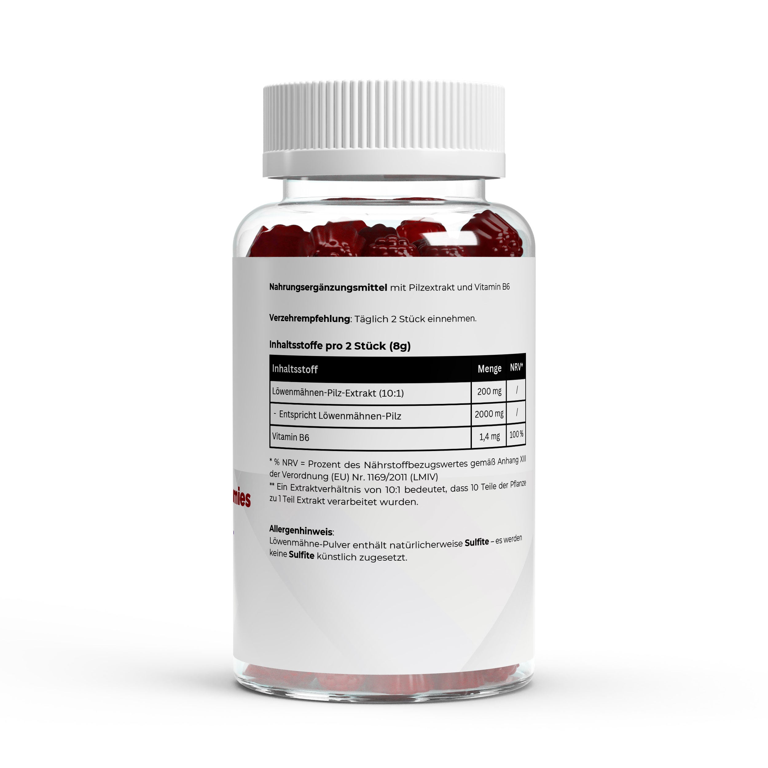 FOCUS LION Gummies – Löwenmähne für Fokus & Konzentration | Keliya