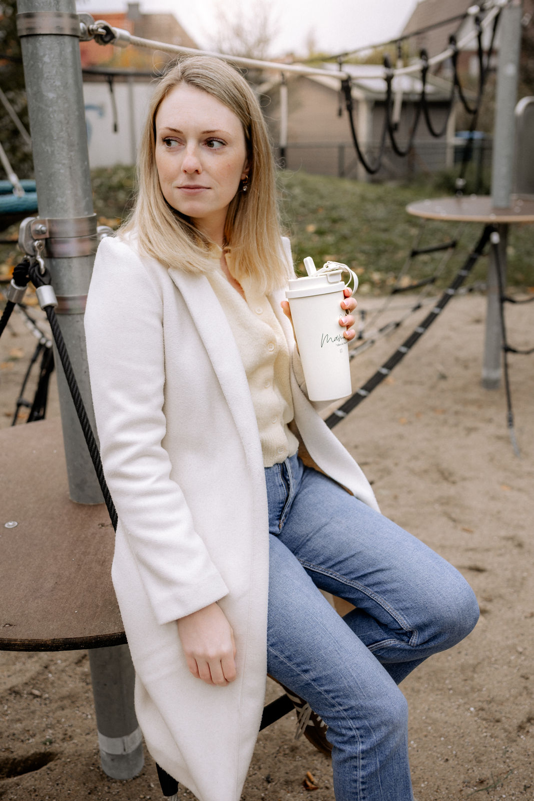 Keliya Mama Thermobecher – 600 ml Edelstahl-Becher für heiße & kalte Me-Time-Momente