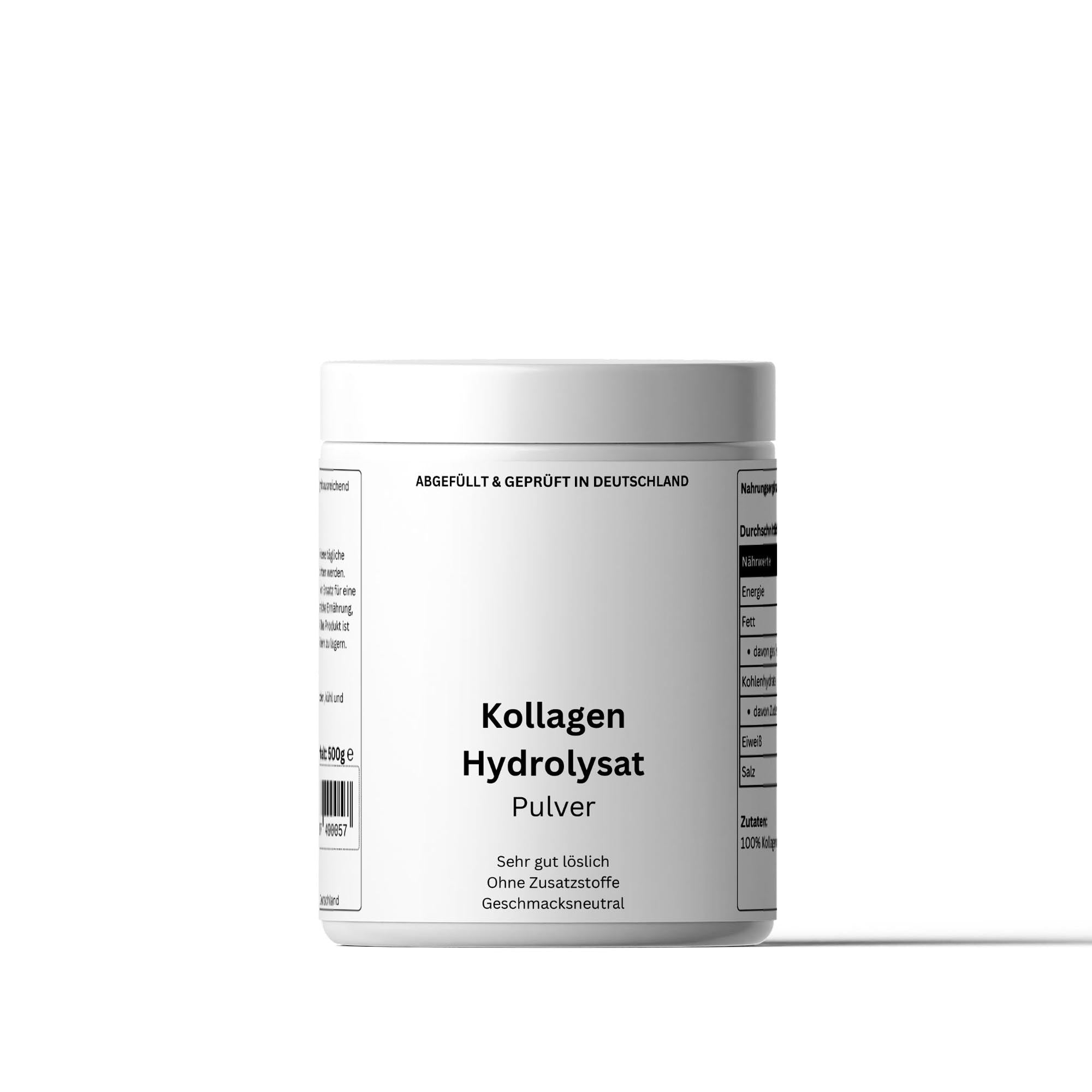 Kollagen Pulver 500g – Reines Rinderkollagen | Keliya