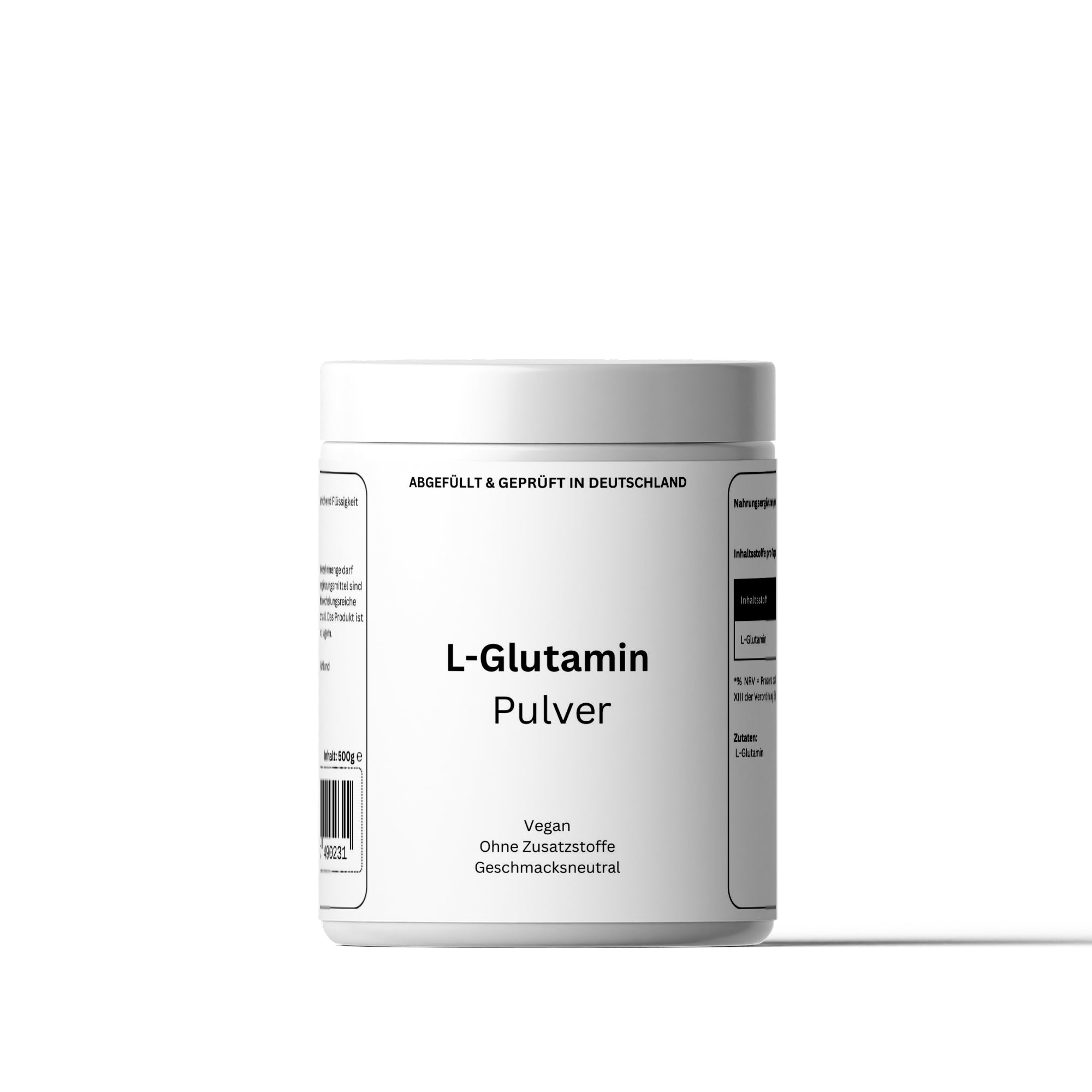 L-Glutamin Pulver 500g – Muskelaufbau & Regeneration | Keliya