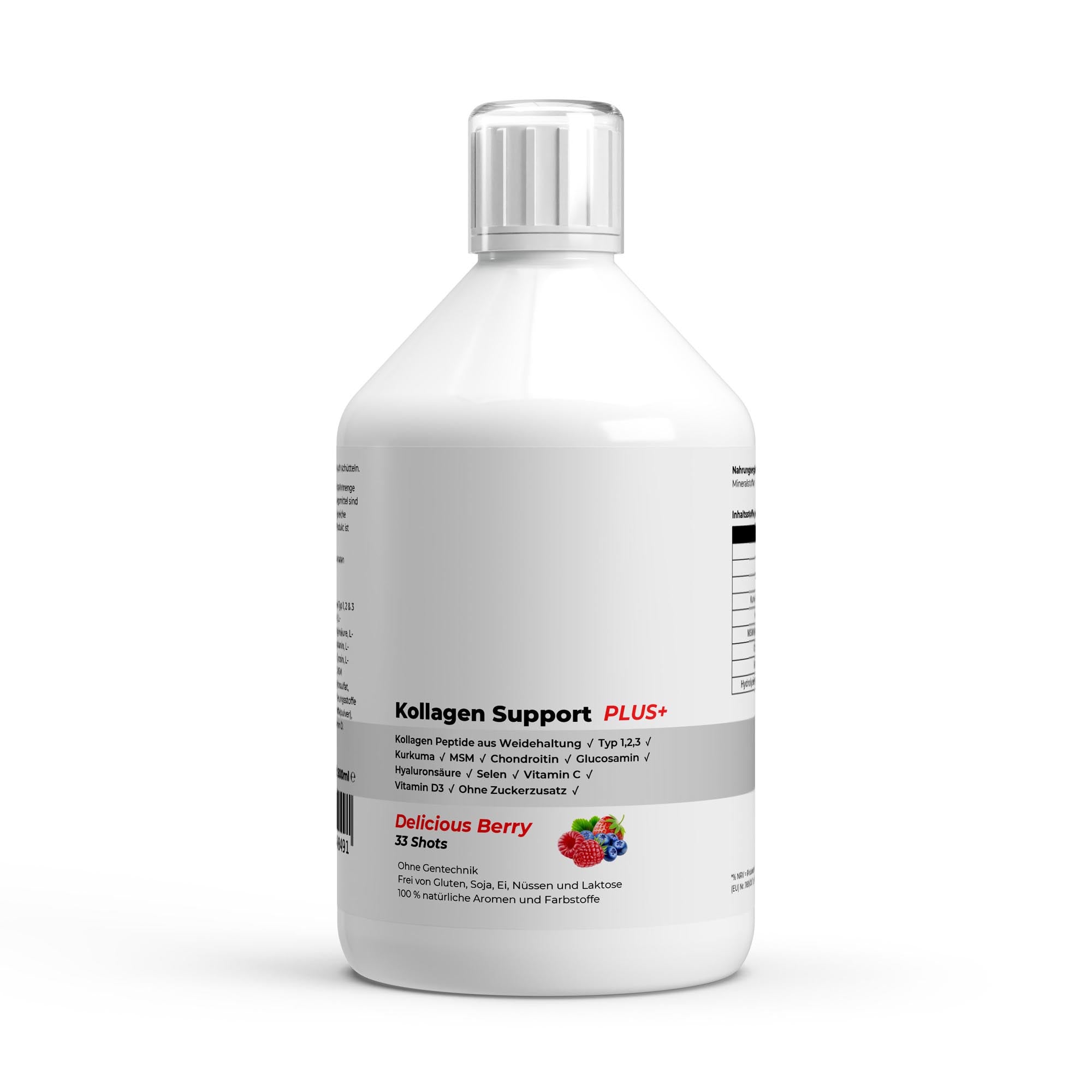 Kollagen Support PLUS+ Shots – Wild Berry für Gelenke & Haut | Keliya