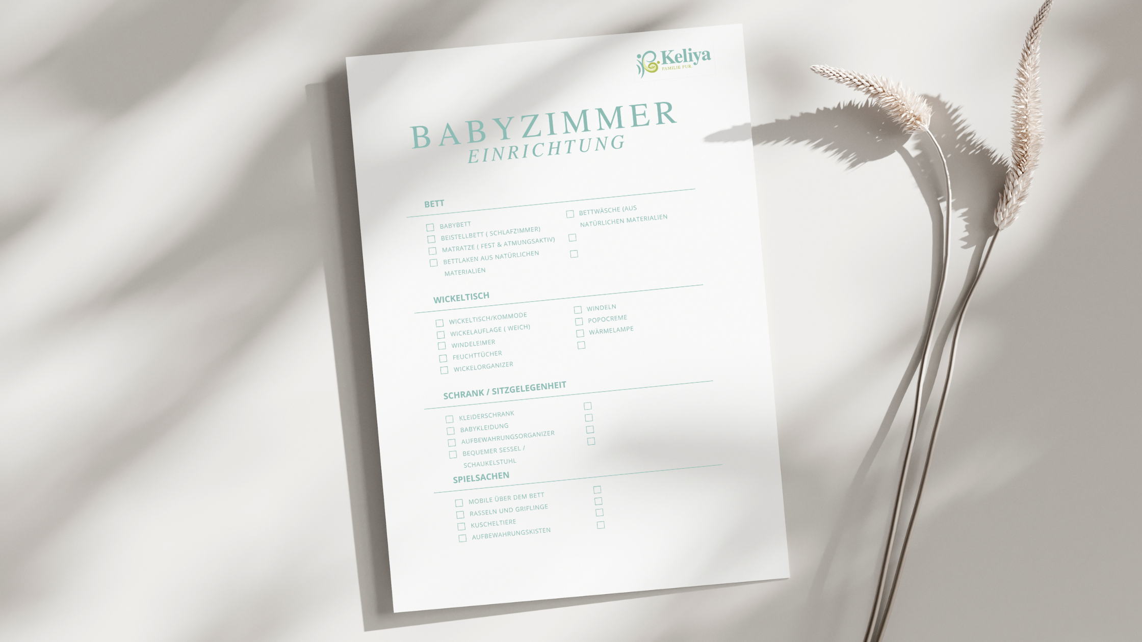 Checkliste: Babyzimmer einrichten