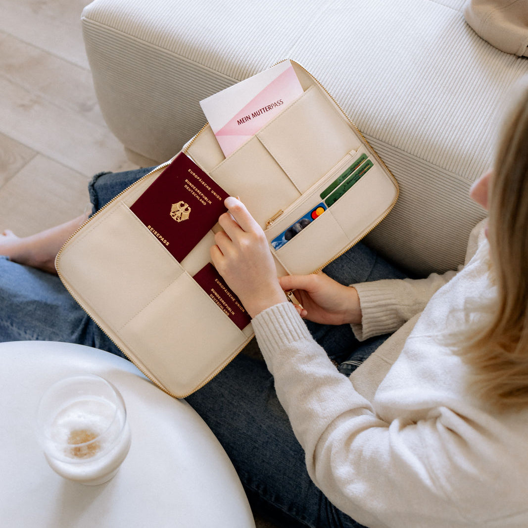 Mami-Organizer Vegan – Mutterpass & U-Heft Tasche | Keliya