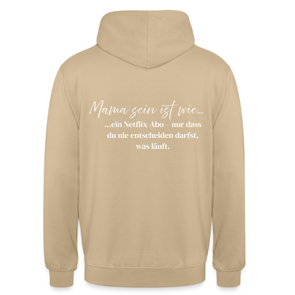 Mama Hoodie mit Spruch - beige