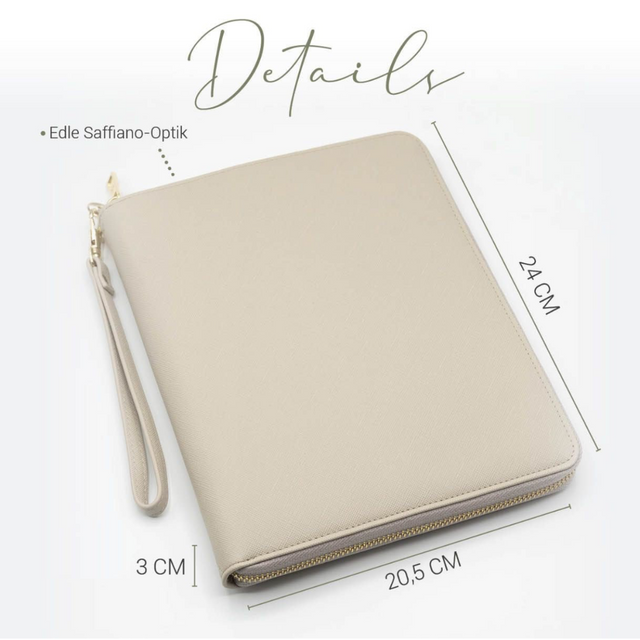 Mami-Organizer Vegan – Mutterpass & U-Heft Tasche | Keliya