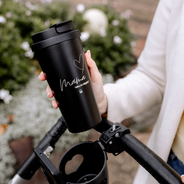 Keliya Mama Thermobecher – 600 ml Edelstahl-Becher für heiße & kalte Me-Time-Momente