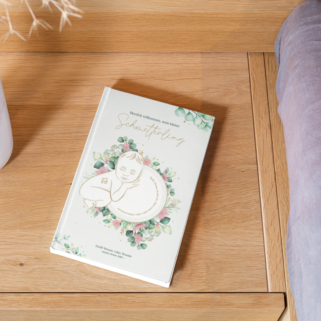 Erinnerungstagebuch für das erste Babyjahr