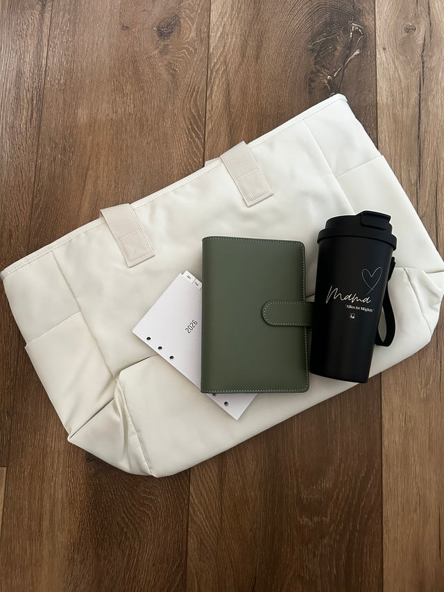 Daily Balance Set – Shopper + Planer + Thermobecher