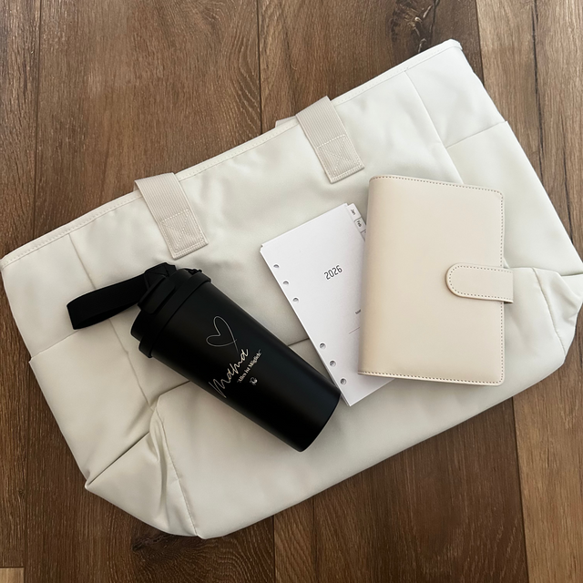 Daily Balance Set – Shopper + Planer + Thermobecher