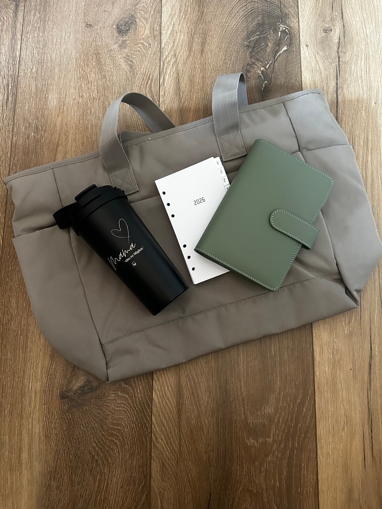 Daily Balance Set – Shopper + Planer + Thermobecher