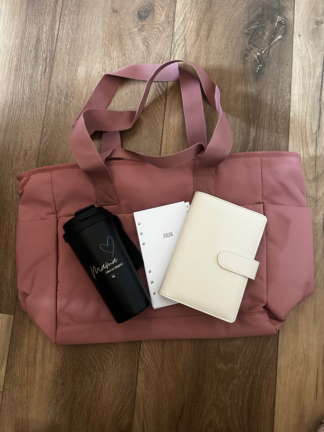 Daily Balance Set – Shopper + Planer + Thermobecher