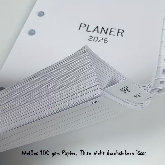 Planer Inlays 2026 – Monats- & Wochenblätter | A6